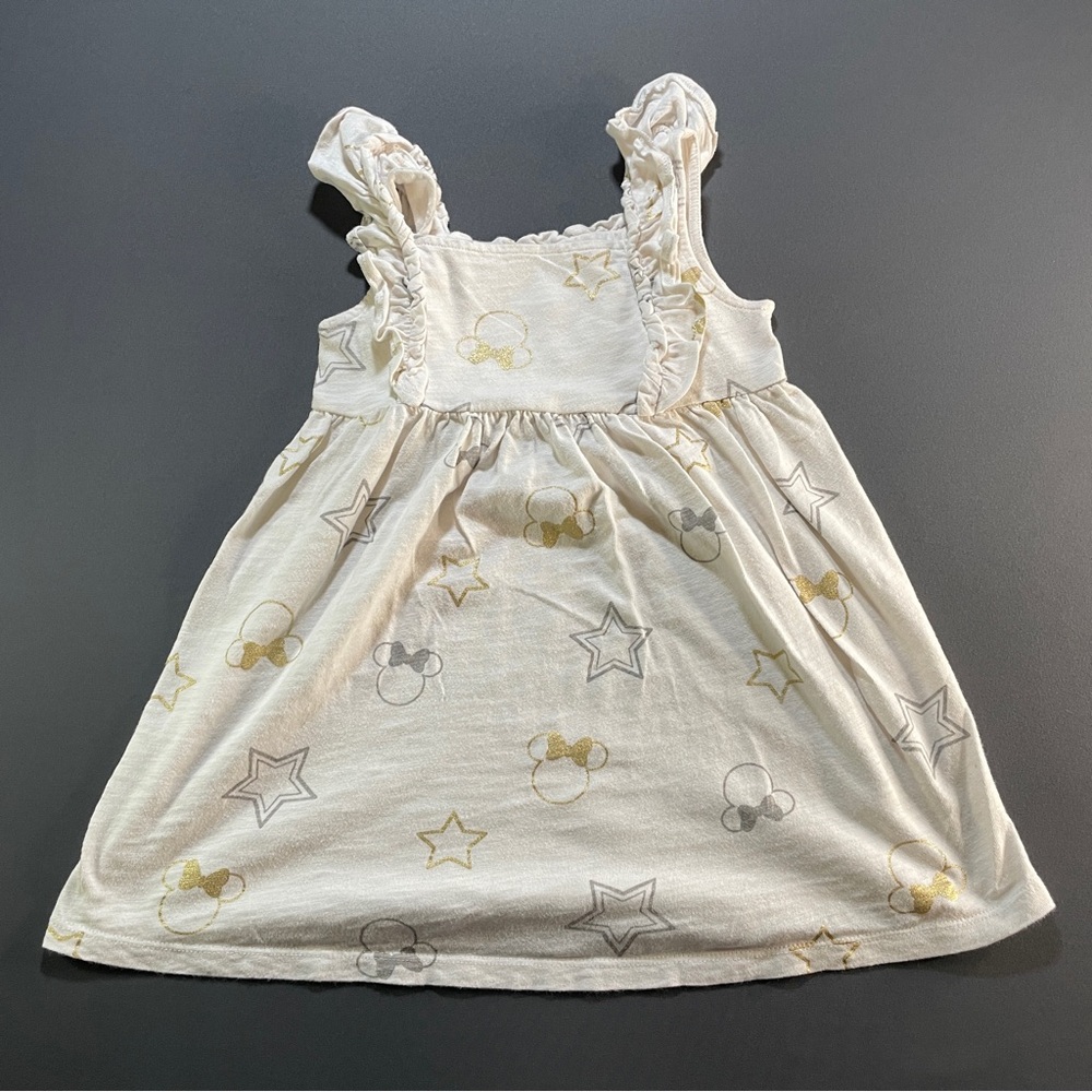 GAP Disney Toddler Dress in Cream and Gold